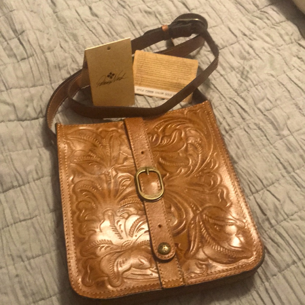 Patricia Nash Italian leather crossbody bag